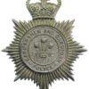 Carmarthen and Cardigan Police Helmet Plate - Queen's Crown