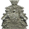 Leicester City Police Helmet Plate - Queen's Crown