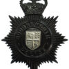 Bournemouth Borough Police Night Helmet Plate - Queen's Crown