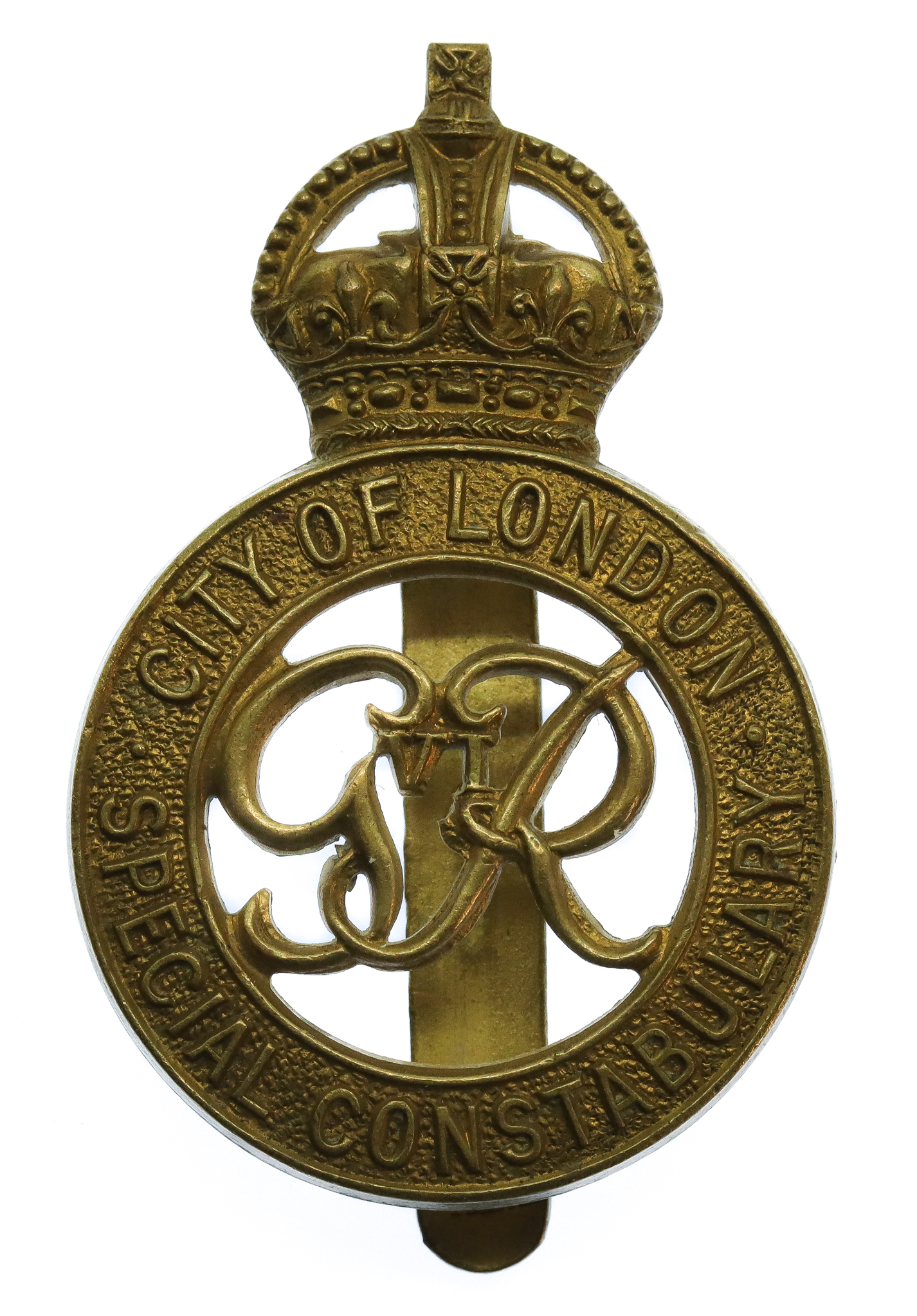 George VI City of London Special Constabulary Cap Badge