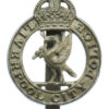 Liverpool City Police Chrome Cap Badge - King's Crown