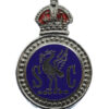 Liverpool Special Constabulary Enamelled Lapel Badge - King's Crown