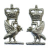 Pair of Liverpool City Police Collar Badges - Queen's Crown
