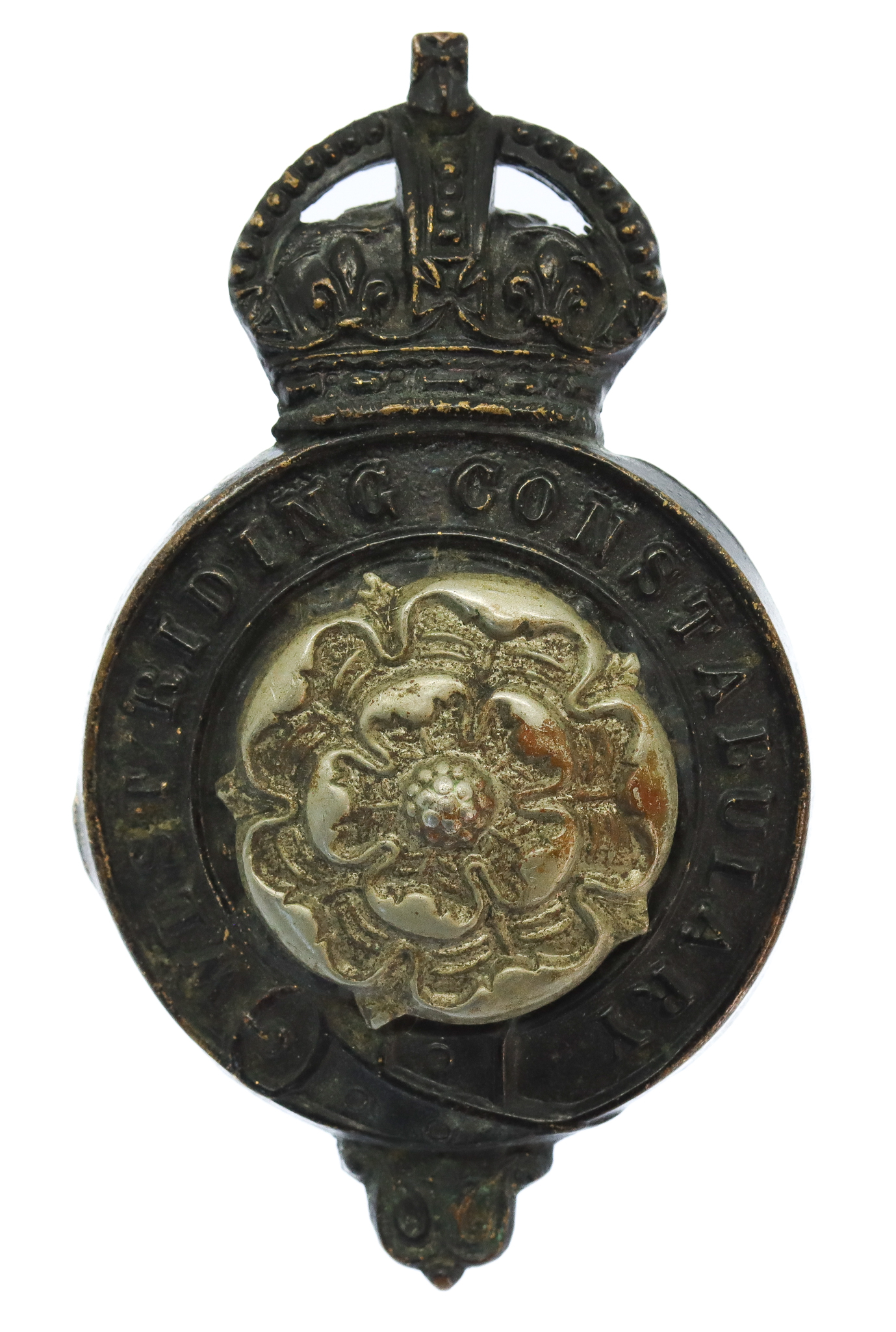 West Riding Constabulary Cap Badge - King's Crown