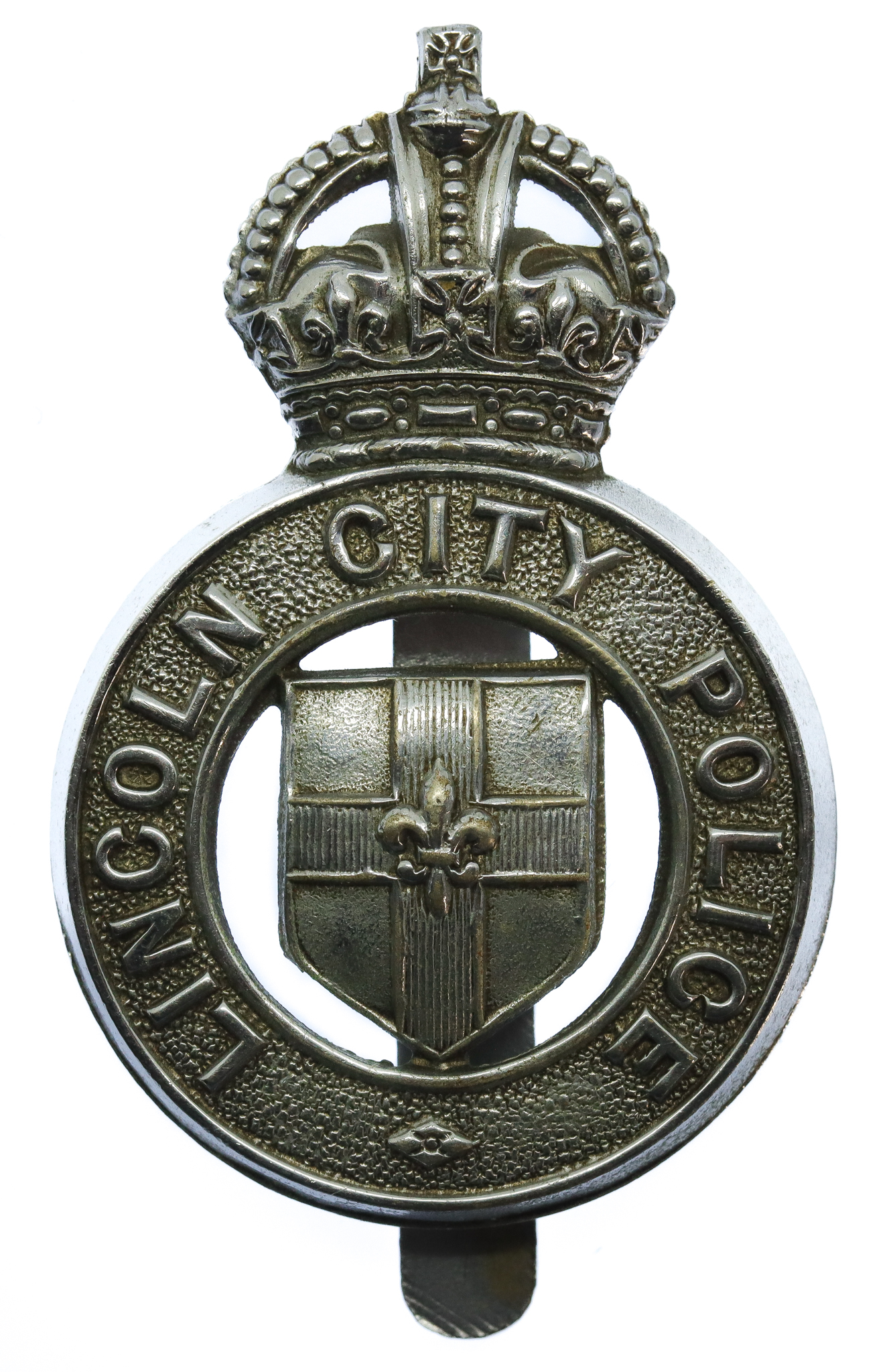 Lincoln City Police Cap Badge - King's Crown