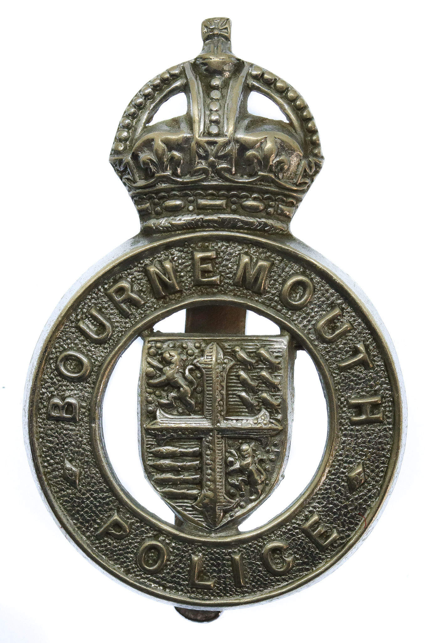 Bournemouth Borough Police Cap Badge - King's Crown