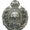 Salisbury City Police Wreath Cap Badge - King's Crown