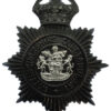 Nottinghamshire Constabulary Night Helmet Plate - King's Crown