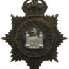 West Suffolk Constabulary Night Helmet Plate - King's Crown