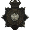 Isle of Ely Constabulary Black Helmet Plate - King's Crown
