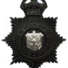 East Riding of Yorkshire Constabulary Night Helmet Plate - King's Crown