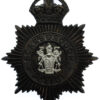 Scarborough Borough Police Night Helmet Plate - King's Crown