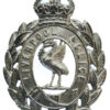 Liverpool City Police Chrome Wreath Helmet Plate - King's Crown