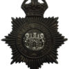Northampton Borough Police Black Helmet Plate - King's Crown