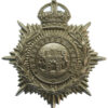 Northampton Borough Police White Metal Helmet Plate - King's Crown