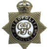 George V Metropolitan Police Senior Officer's Enamelled Cap Badge