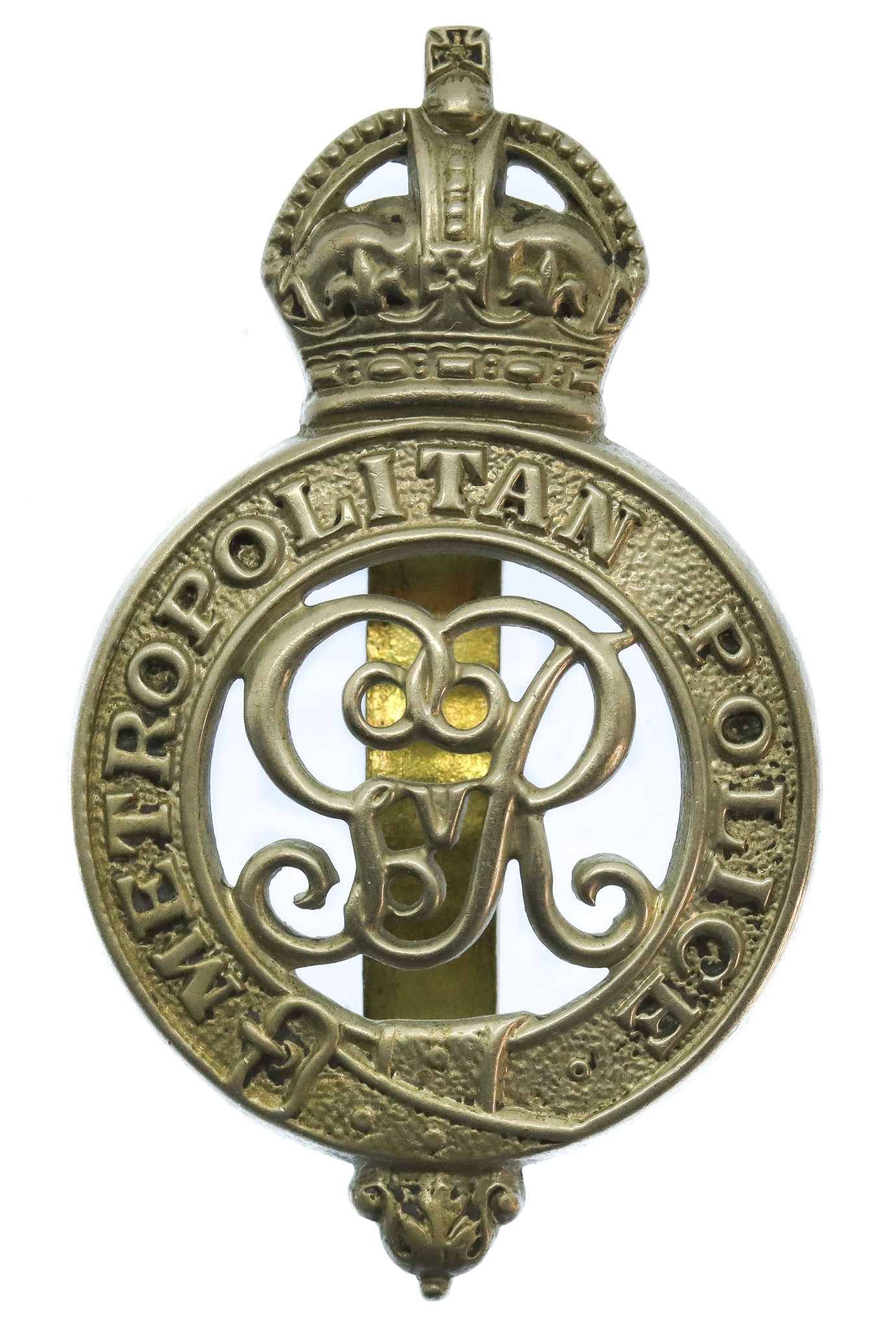 George V Metropolitan Police Cap Badge