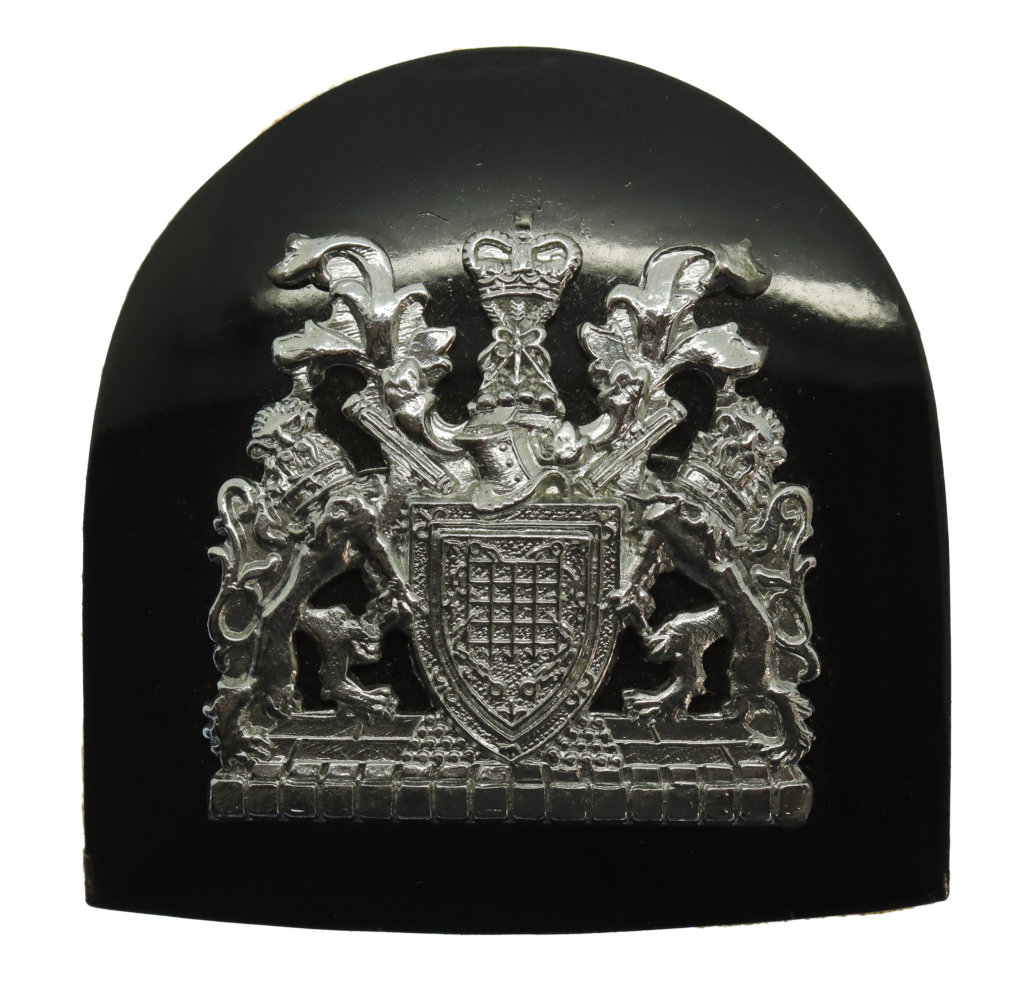 Metropolitan Police Motorcycle/Mounted Officer's Helmet Badge - Queen's Crown
