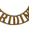 Duke of Wellington's West Riding Regiment (W.RIDING) Shoulder Title