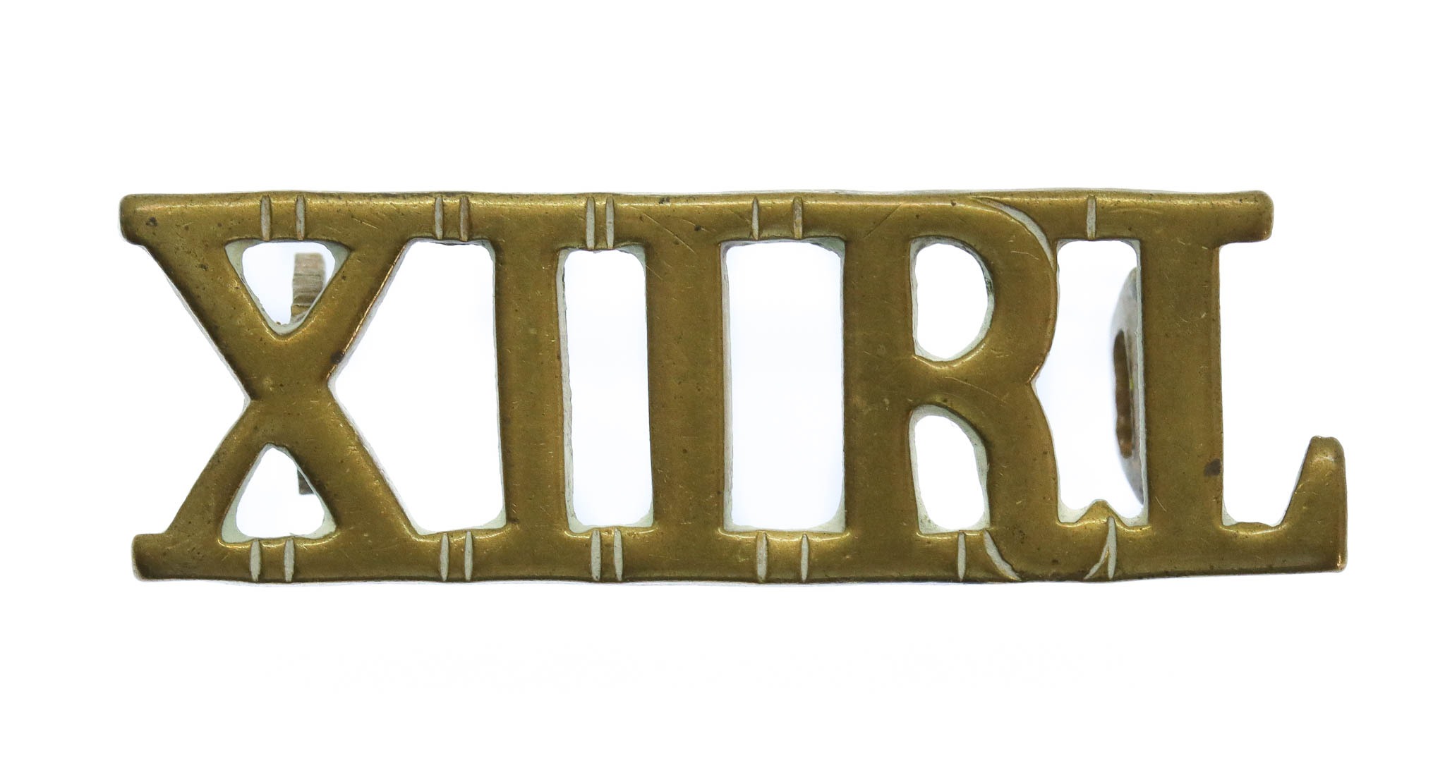 12th Royal Lancers (XIIRL) Shoulder Title