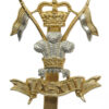 9th/12th Royal Lancers Anodised (Staybrite) Cap Badge