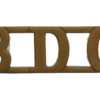 3rd Dragoon Guards (3 DG) Shoulder Title