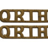 Pair of Queen's Royal Irish Hussars (Q.R.I.H.) Shoulder Titles