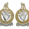 Pair of Queen's Royal Irish Hussars Anodised (Staybrite) Shoulder Titles