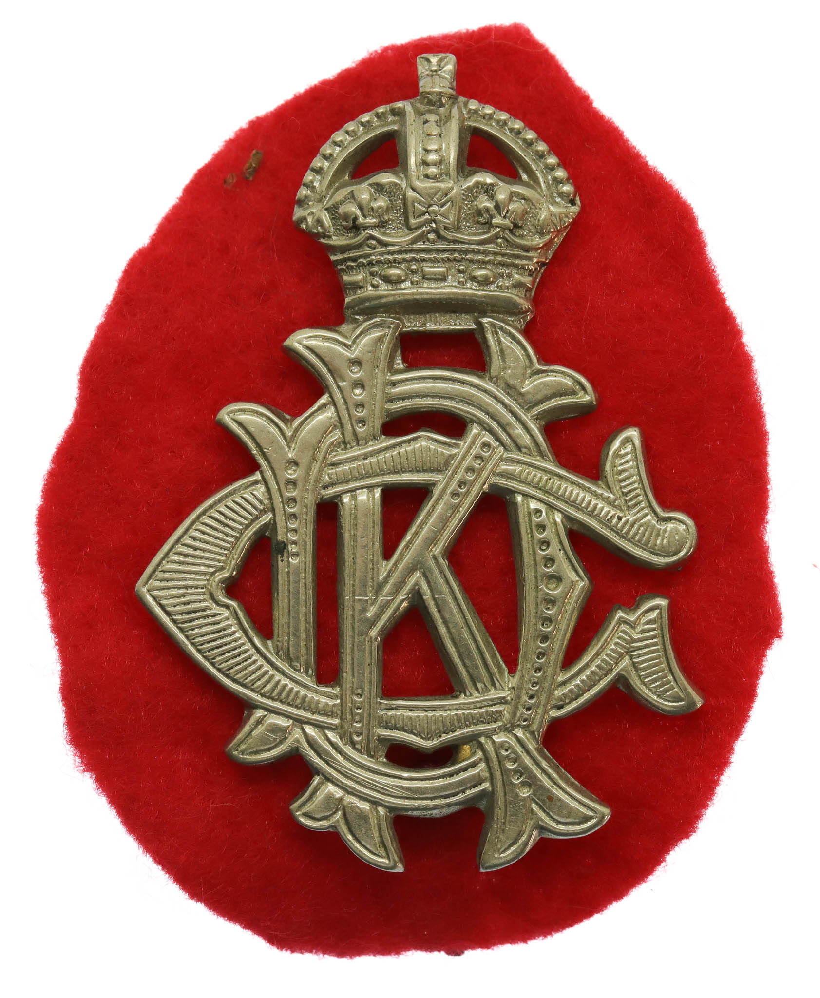 1st King's Dragoon Guards N.C.O.'s Arm Badge - King's Crown (3rd Pattern)