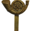 King's Own Yorkshire Light Infantry (K.O.Y.L.I.) WW1 All Brass Economy Cap Badge