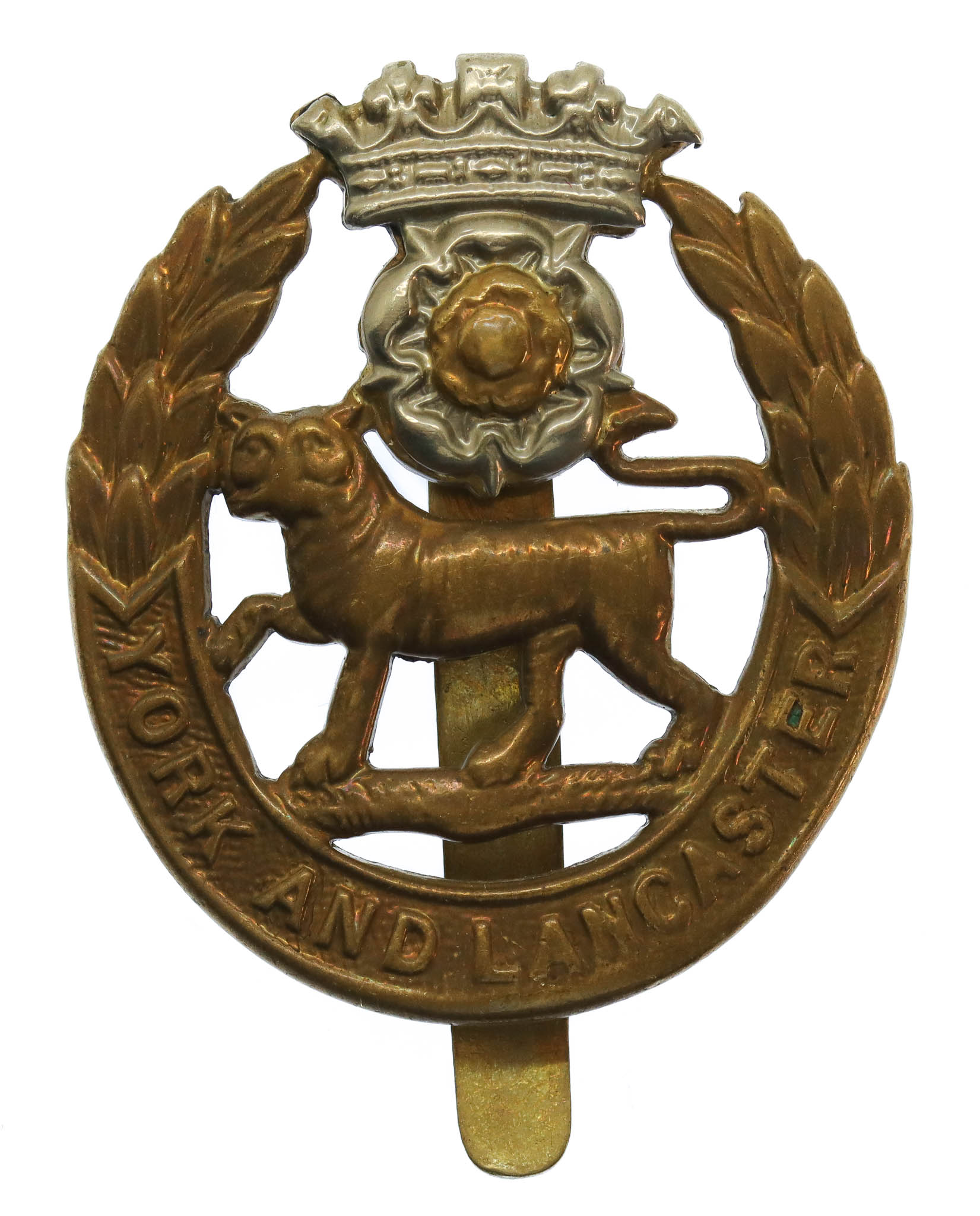 York and Lancaster Regiment Cap Badge