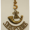 5th Territorial Bn. King's Shropshire Light Infantry (T/5/Bugle/SHROPSHIRE) Shoulder Title