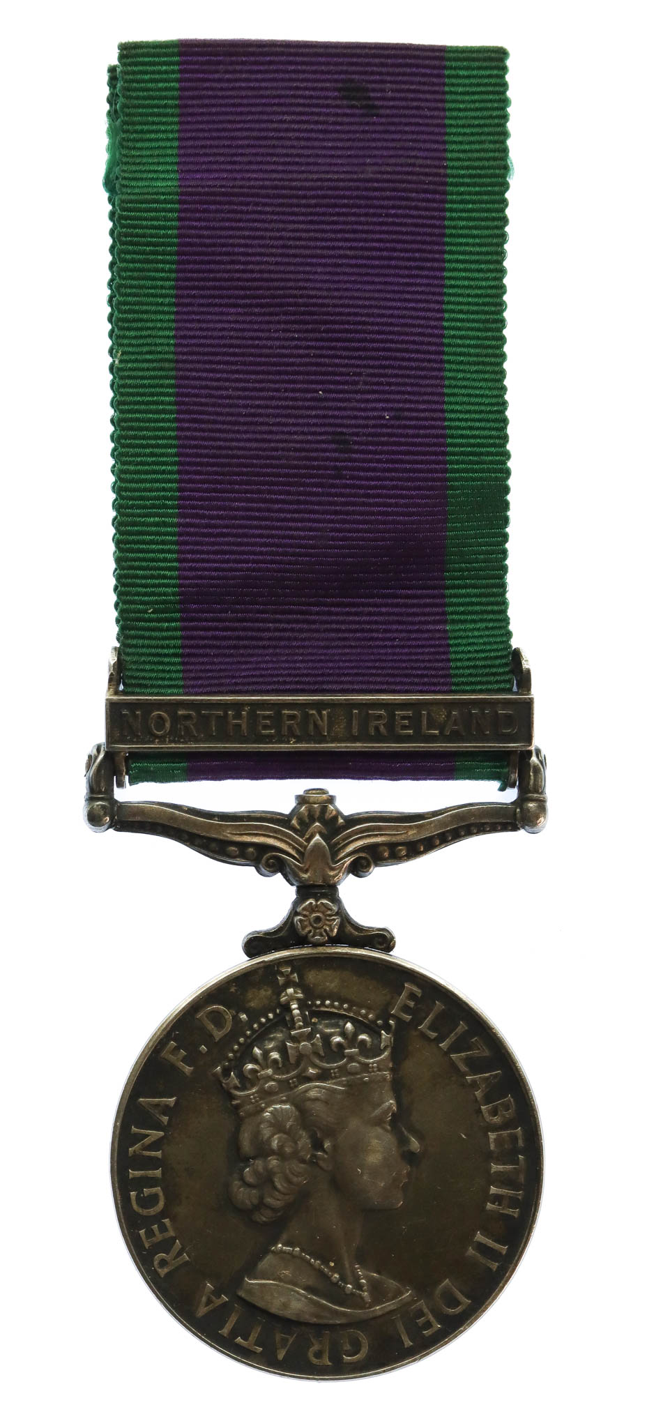 Campaign Service Medal (Clasp - Northern Ireland) - L.Cpl. W.J. Cox, Royal Signals