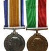 WW1 Mercantile Marine Medal Pair - Henry Routh