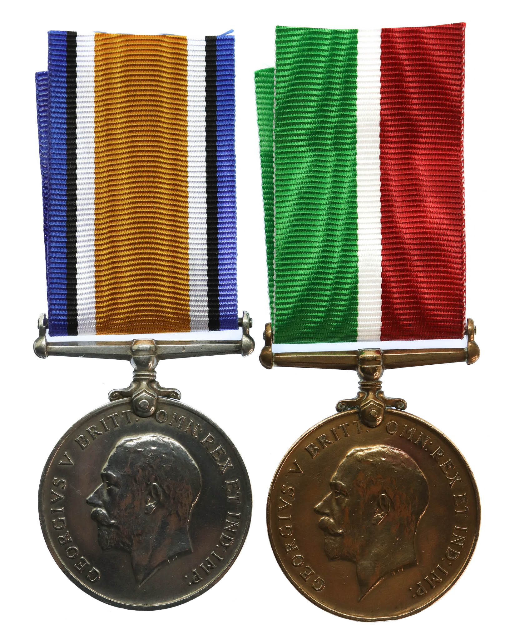 WW1 Mercantile Marine Medal Pair - Henry Routh