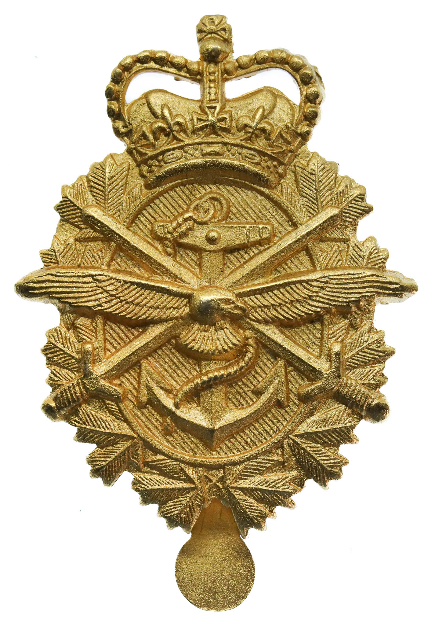 Canadian Armed Forces Cap Badge - Queen's Crown