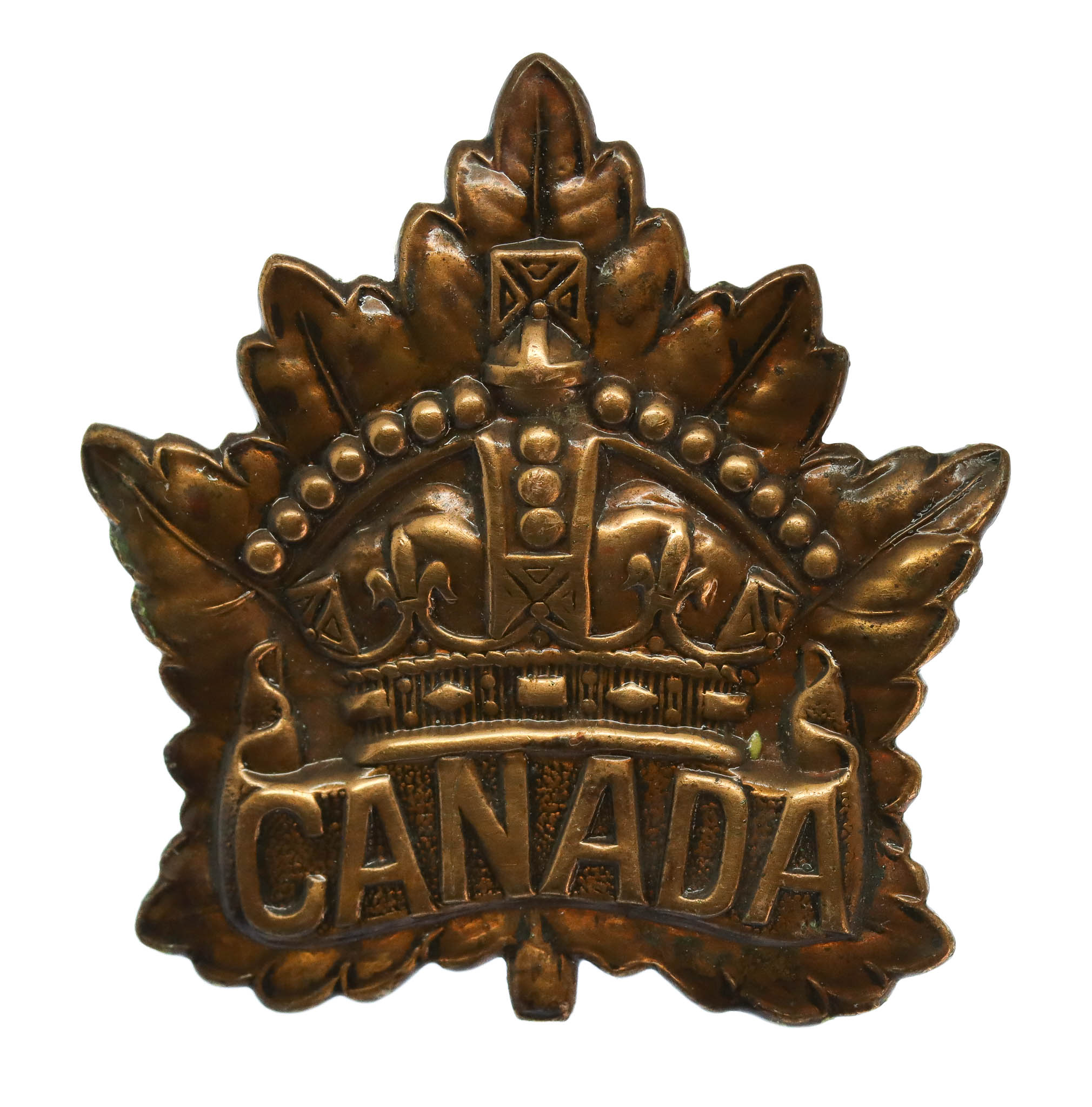 Canadian Canada WW1 General Service Cap Badge (RODEN BROS 1915)