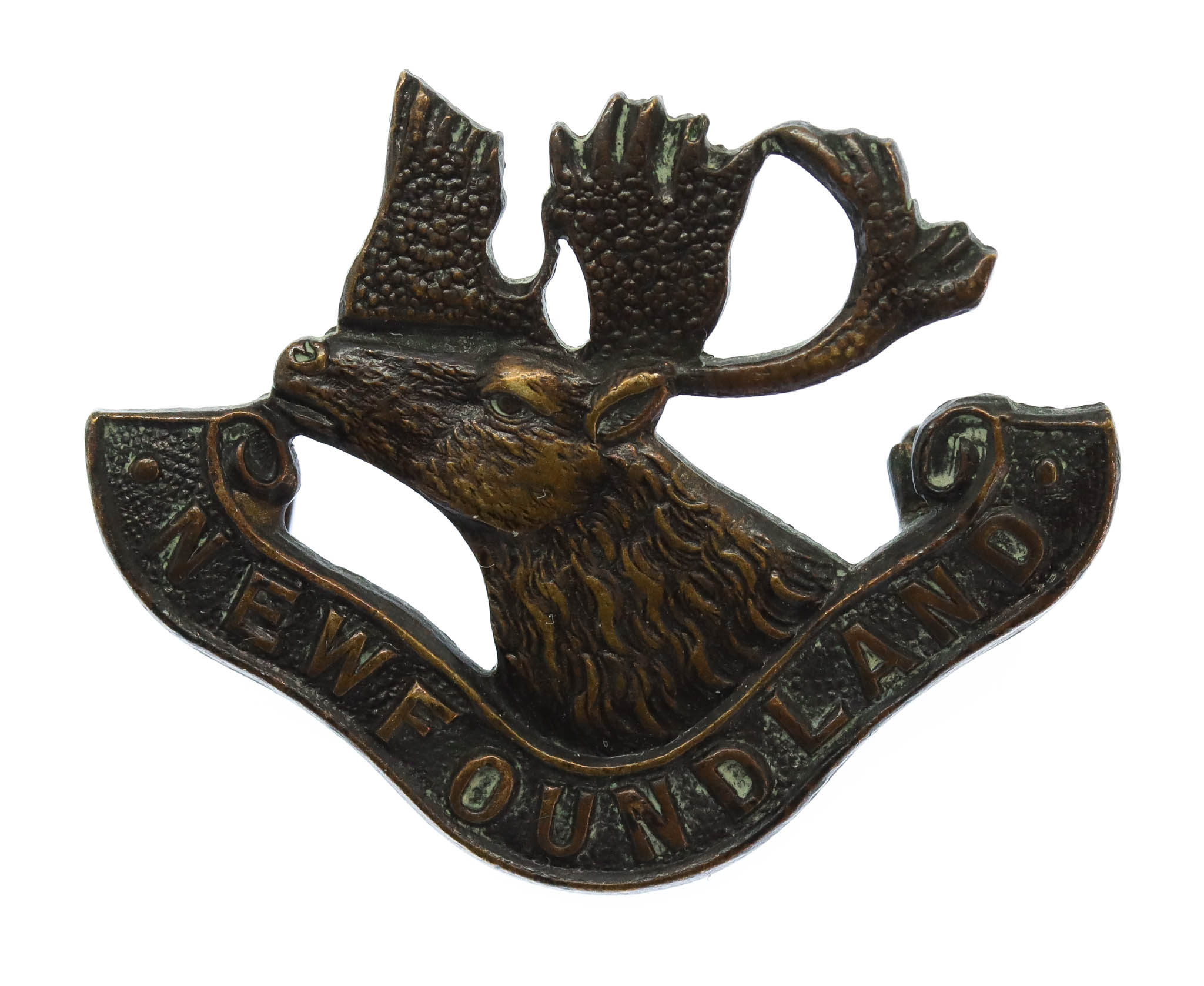 Scarce 1st Newfoundland Regiment Cap Badge (c.1914-18)