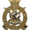 Kent & County of London Yeomanry Anodised (Staybrite) Cap Badge