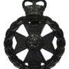 Royal Green Jackets Black Anodised (Staybrite) Cap Badge