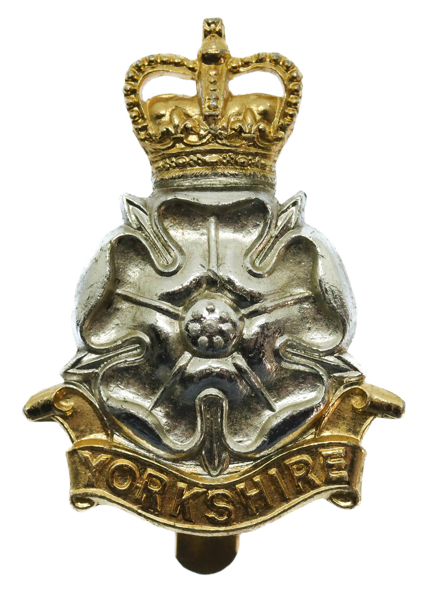 Yorkshire Brigade Anodised (Staybrite) Cap Badge
