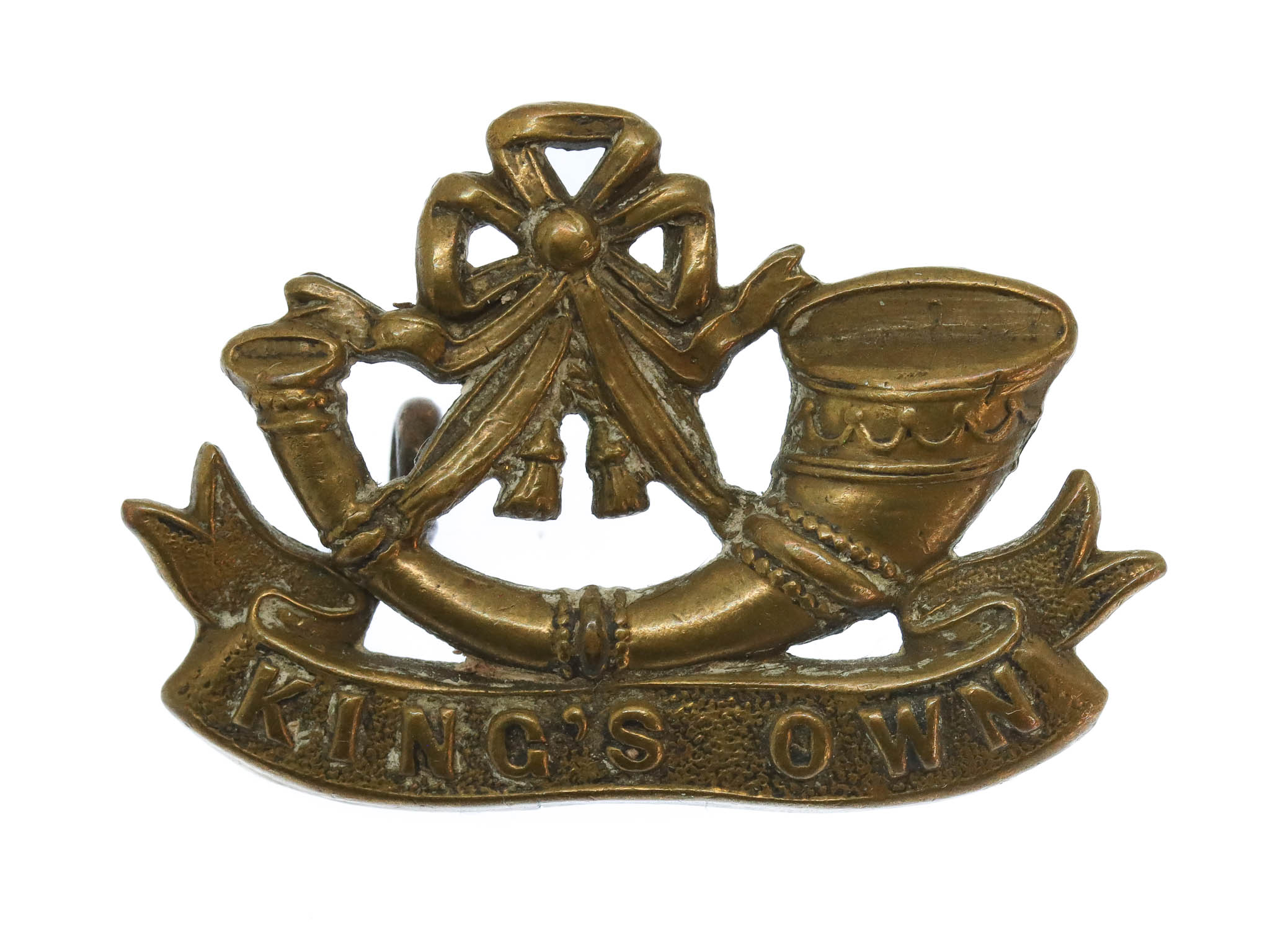 Victorian King's Own (Yorkshire) Light Infantry Collar Badge