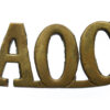 Army Ordnance Corps (A.O.C.) Shoulder Title