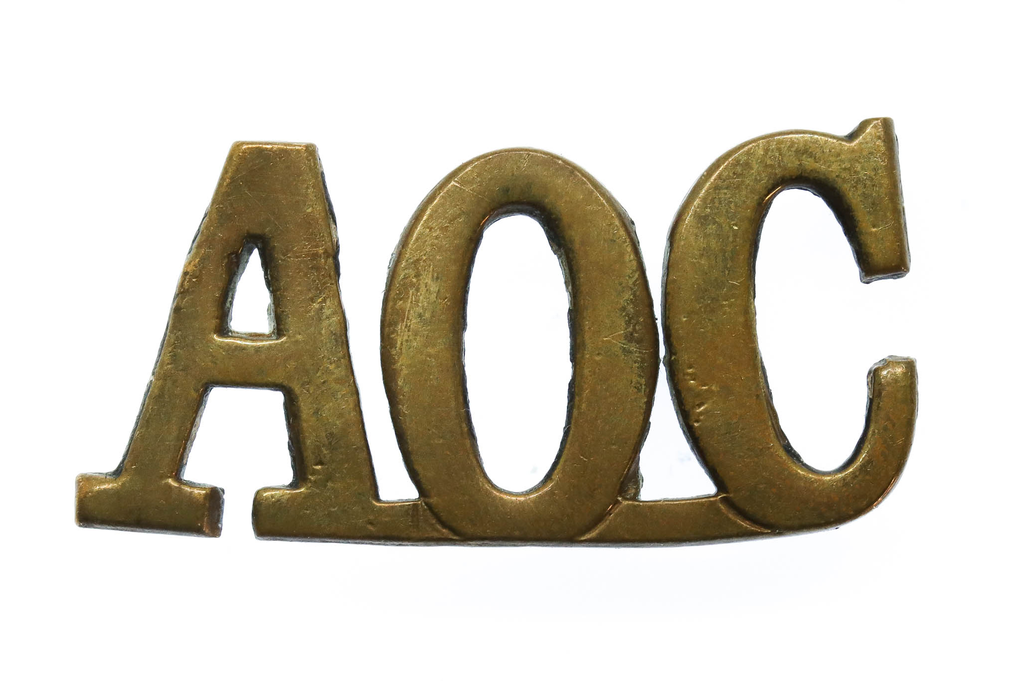 Army Ordnance Corps (A.O.C.) Shoulder Title
