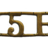 15th Hussars (15H) Shoulder Title