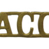 Army Catering Corps (A.C.C.) Shoulder Title