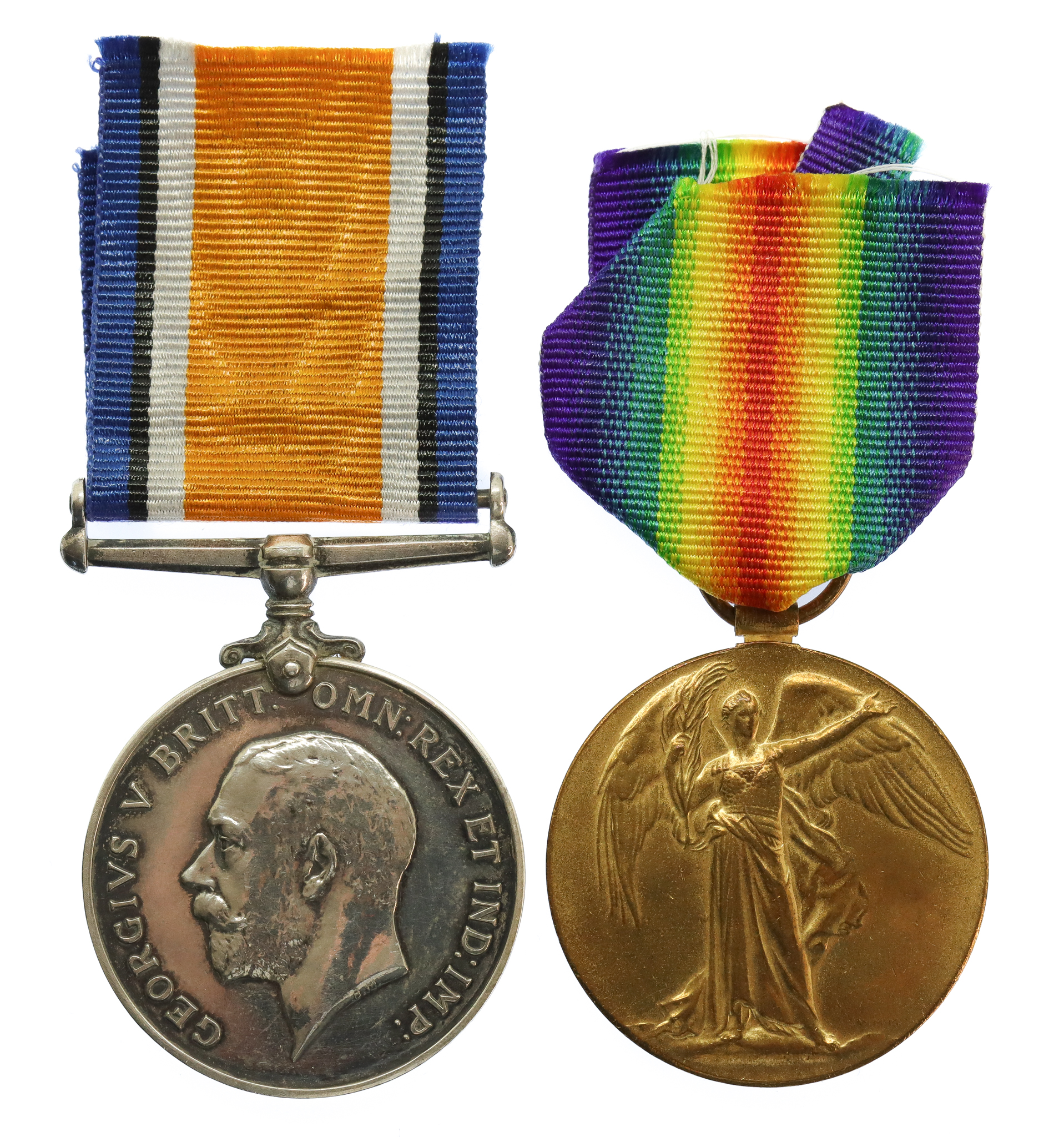 WW1 British War & Victory Medal Pair - Pte. J. Hart (ALIAS James Connor), 11th Bn. Royal Scots - Died of Wounds, 20/8/18