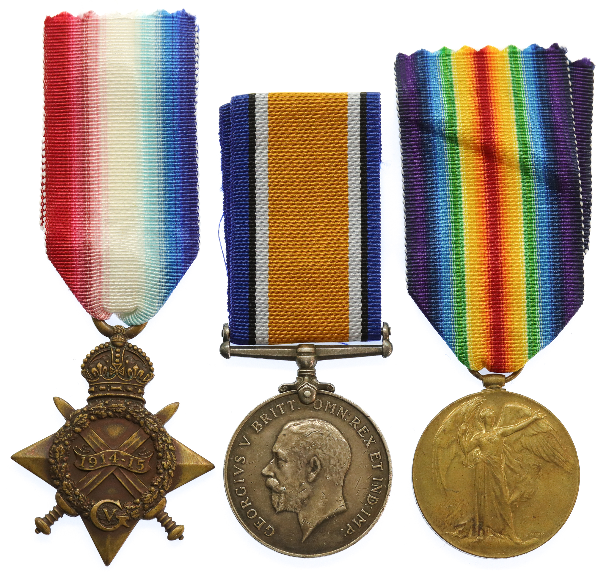 WW1 1914-15 Star Medal Trio - Cpl. W. Connley, West Riding Regiment