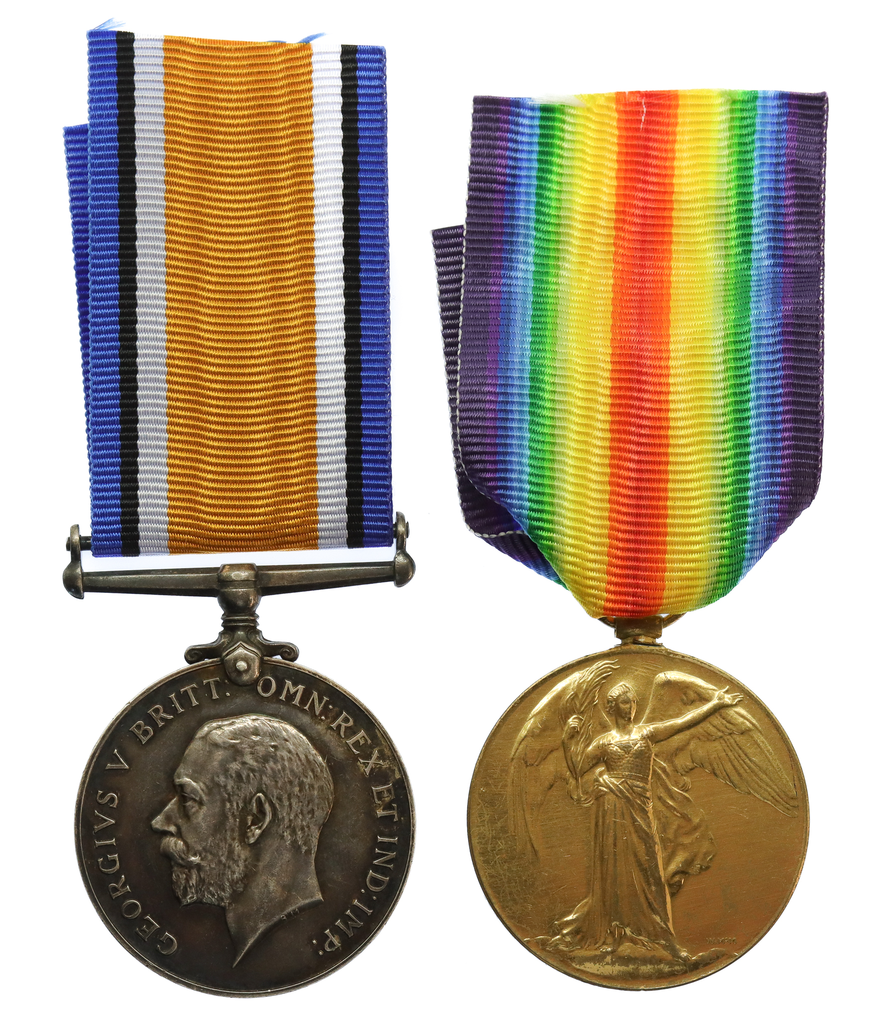 WW1 British War & Victory Medal Pair - Cpl. S.F. Wilson, Manchester Regiment