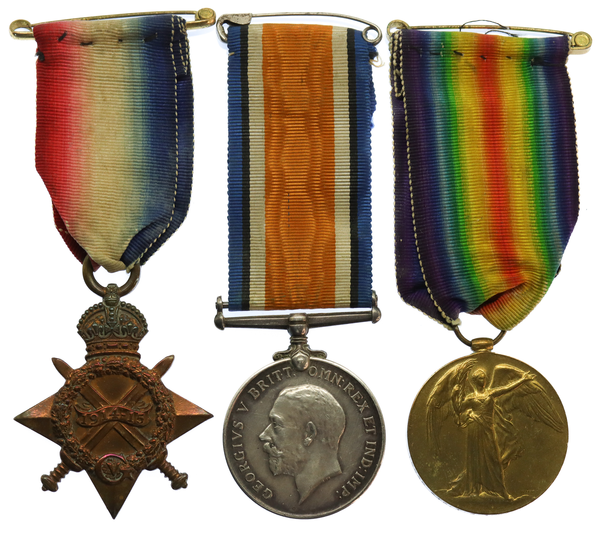 WW1 1914-15 Star Medal Trio - Pte. T.A. Ingles, Royal Warwickshire Regiment